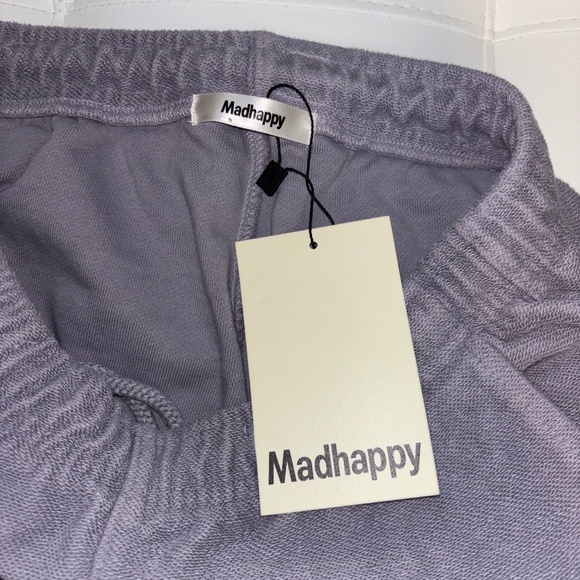 NWT Madhappy Peace Sign Lilac French Terry Sweatpants – Size XS - Picture 3 of 4